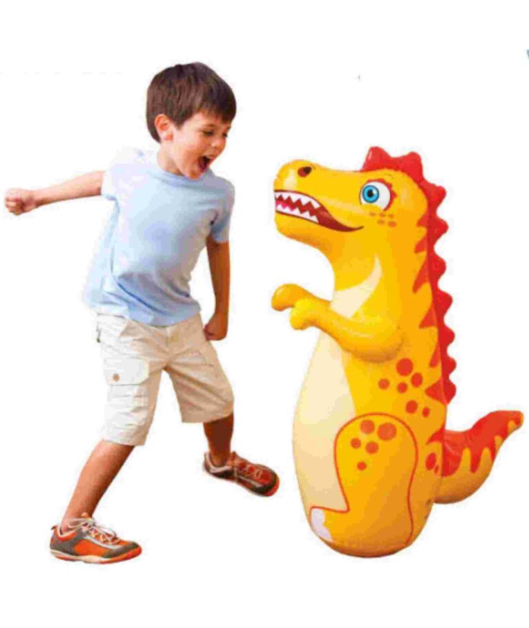 3D Dragon-Shaped Inflatable Bouncer Toy