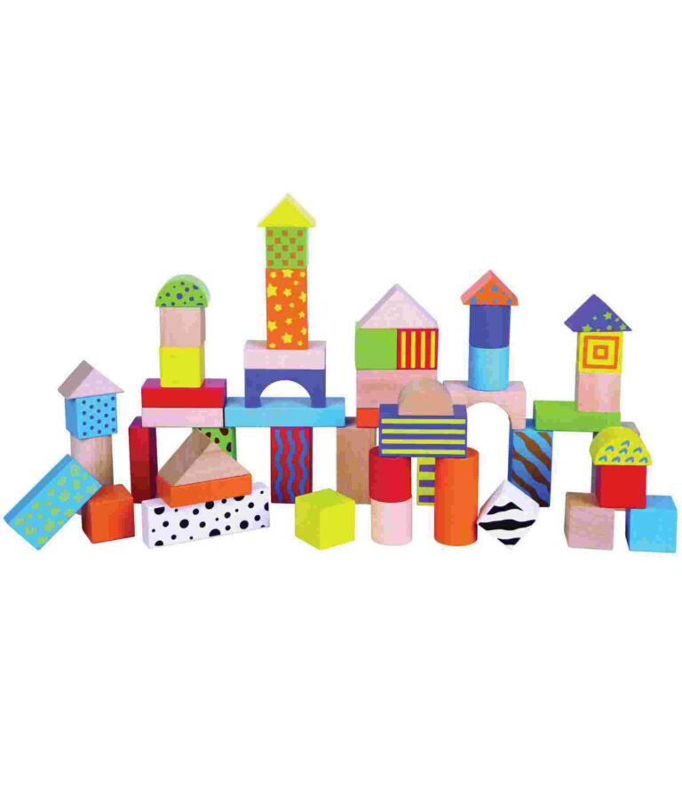 The Original Toy Company Wooden Blocks Building Set