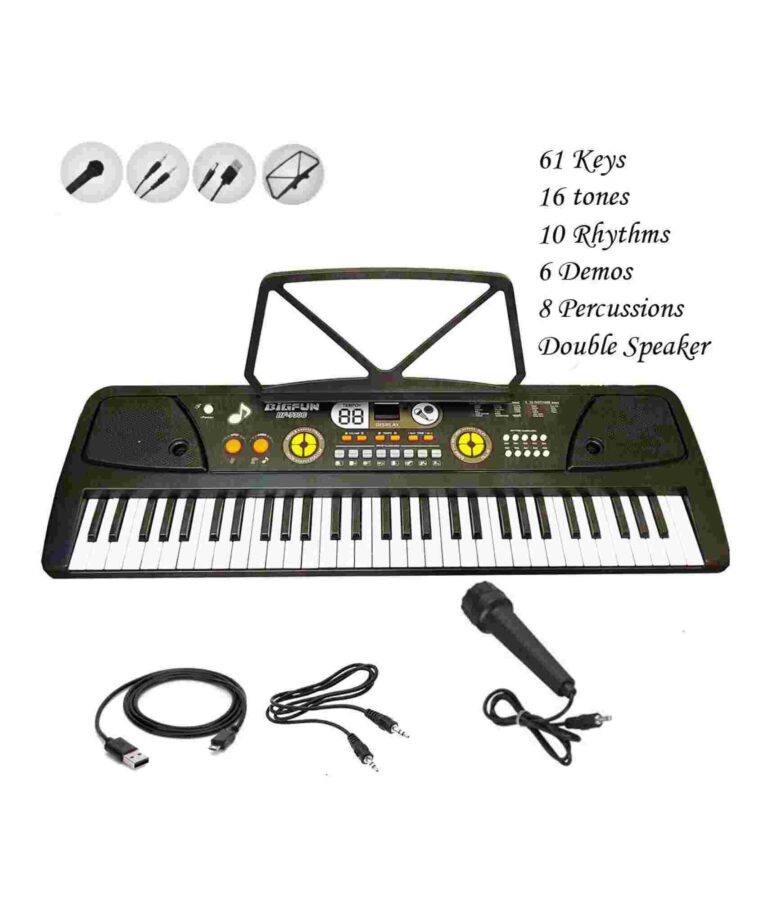 Kids Piano 61 Keys Electronic Music Keyboard with Microphone USB System Educational Musical Toy